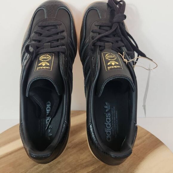 adidas Gazelle Indoor Snakeskin Pack - IF1978 Shoes Mens Size 9.5 Black - Picture 9 of 10